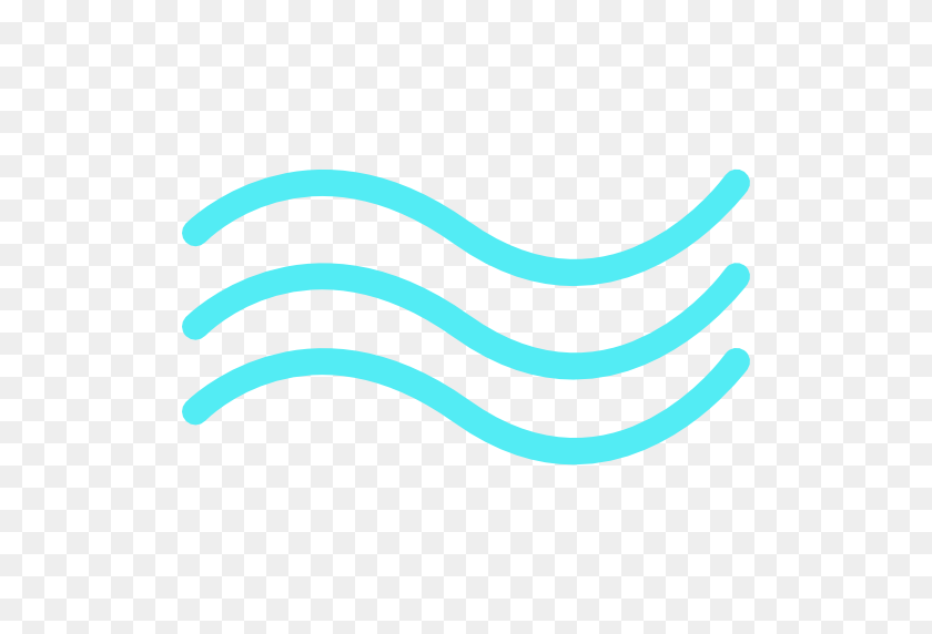 512x512 Sea Icon - Water Waves PNG