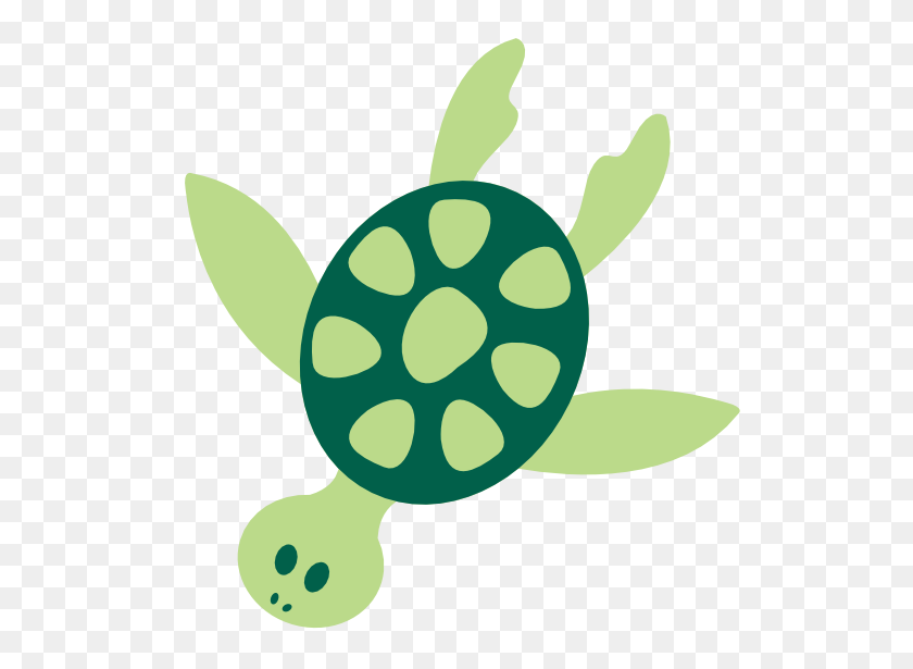 555x555 Sea Turtle Clip Art - Sea Creatures Clipart
