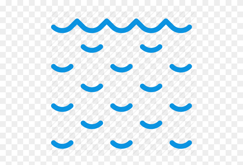 512x512 Sea, Water, Waves Icon - Water Waves PNG