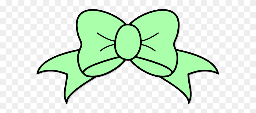 600x313 Seafoam Green Hair Bow Png Clip Arts For Web - Hair Bow Clipart Black And White