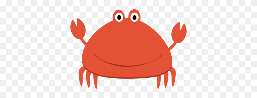 380x260 Seafood Clipart Angry Crab - Crab Clipart PNG