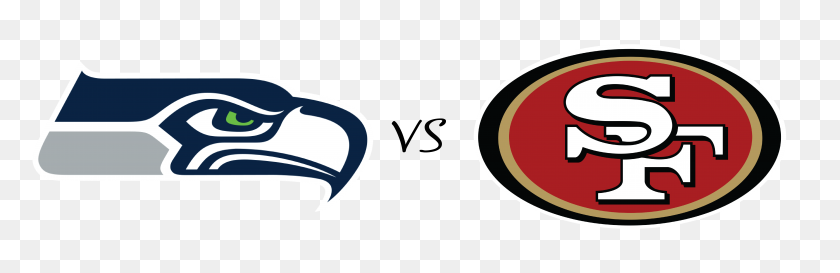 8796x2403 Seahawks Vs With Dasher Hpe - Seattle Seahawks Clipart