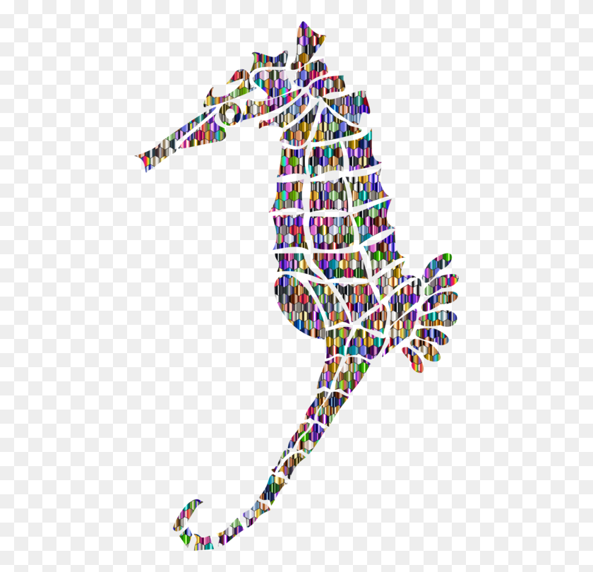 460x750 Seahorse Christmas Tree Computer Icons Hippocampus Drawing Free - Free Seahorse Clipart