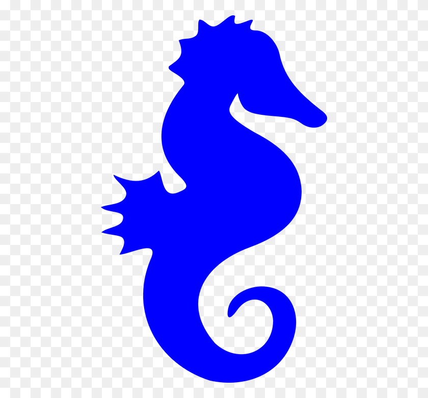 444x720 Seahorse Clipart Free Download Seahorse Clipart - Seahorse Black And White Clipart
