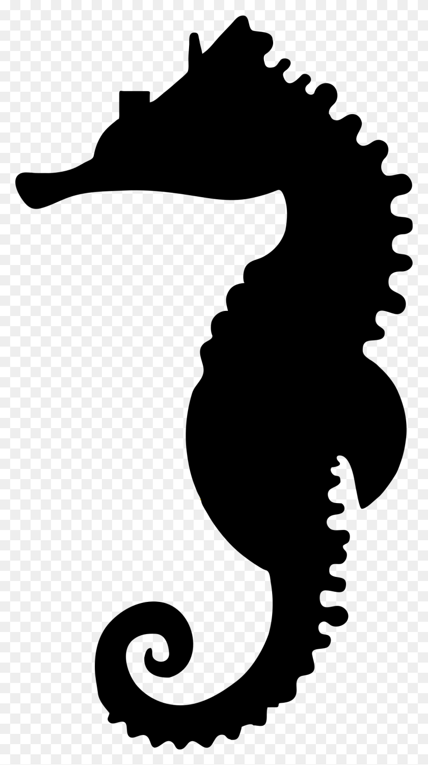 1210x2236 Seahorse Clipart Silhouette - Seahorse Images Clip Art