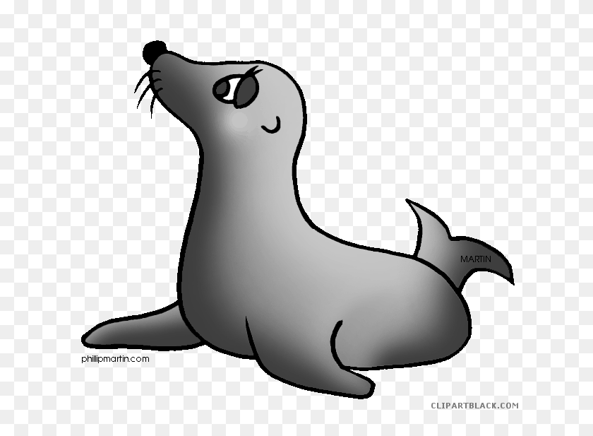 648x557 Seal Clipart To Download Seal Clipart - Seal Black And White Clipart