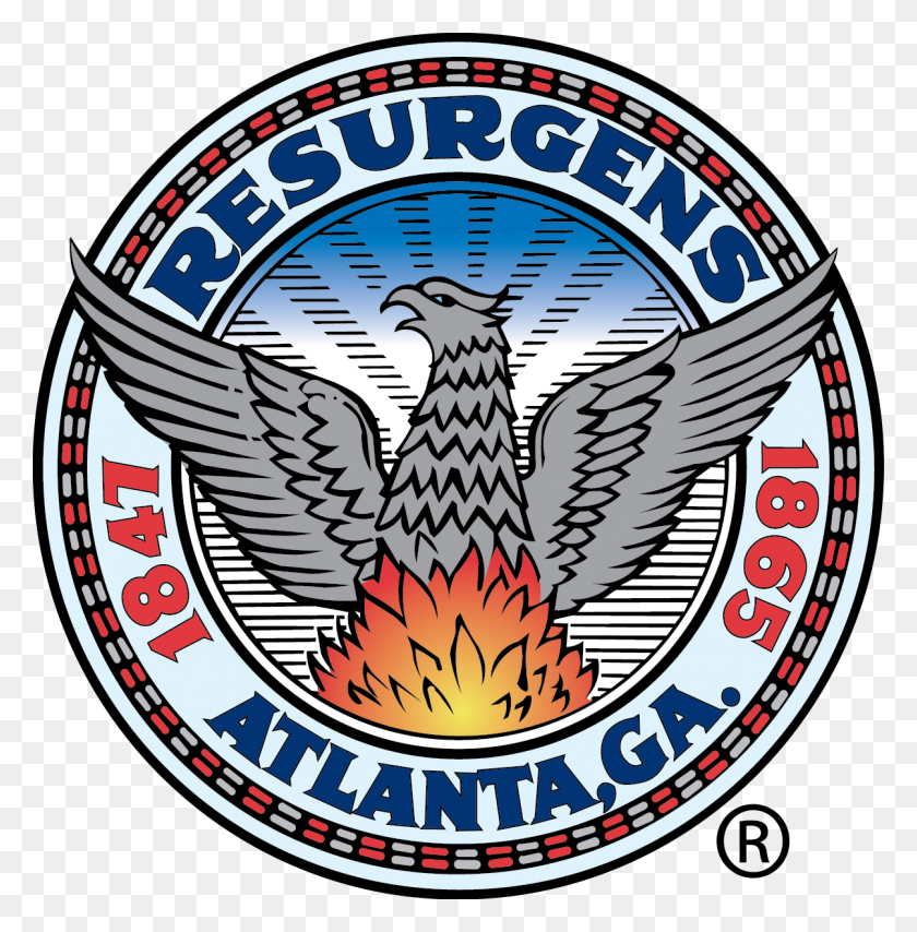 1204x1226 Seal Of Atlanta - Atlanta Falcons Logo PNG