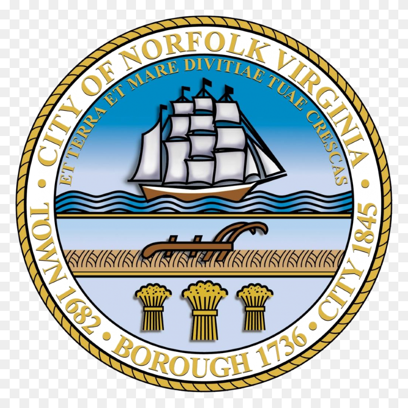 1024x1024 Seal Of Norfolk, Virginia - City PNG