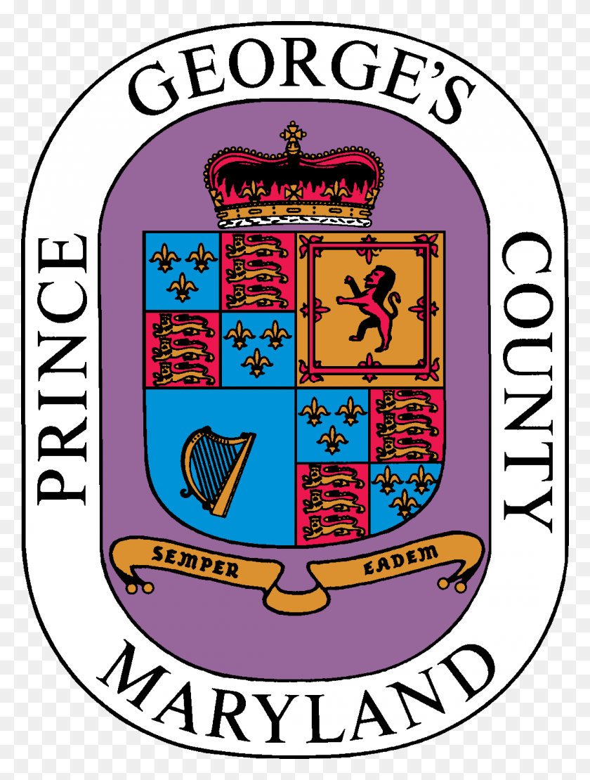 1080x1454 Sello Del Condado De Prince George, Maryland - Príncipe Png