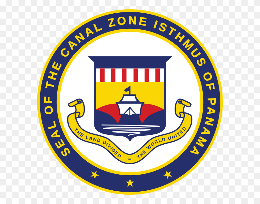600x600 Seal Of The Panama Canal Zone - Panama Canal Clipart