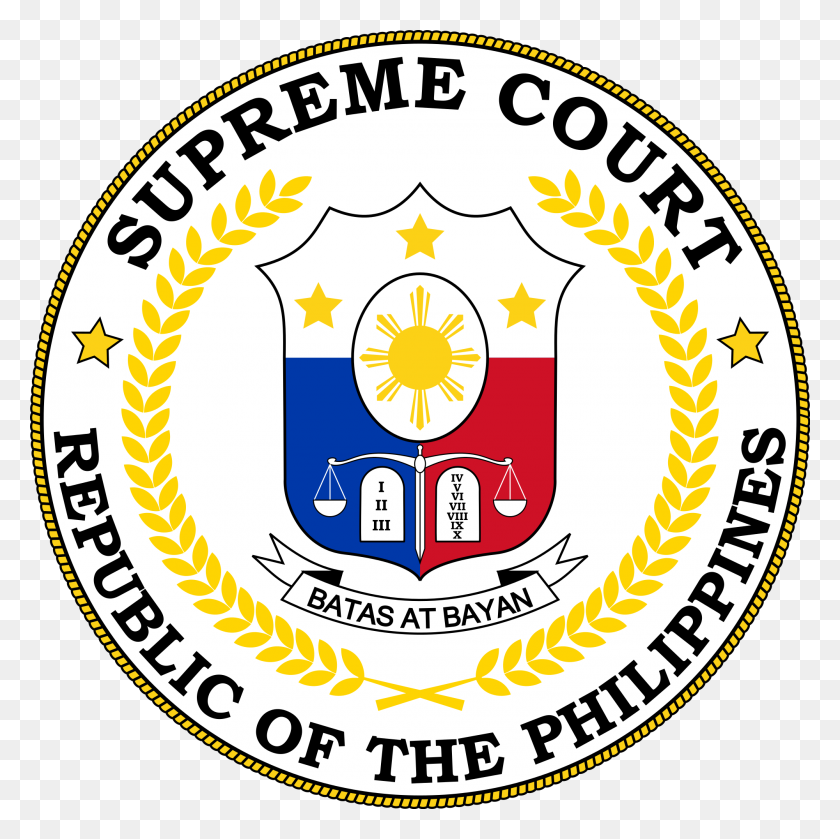 2000x2000 Seal Of The Supreme Court Of The Philippines - Philippines PNG