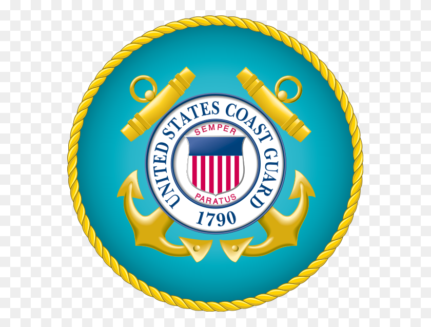 577x577 Sello De La Guardia Costera De Los Estados Unidos - Logotipo De La Guardia Costera Png
