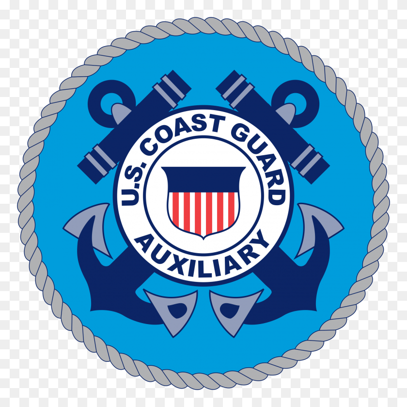 2000x2000 Seal Of The United States Coast Guard Auxiliary - Coast Guard Logo PNG