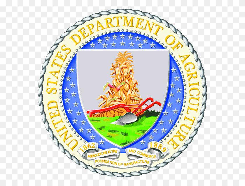 580x580 Seal Of The United States Department Of Agriculture - Agriculture PNG