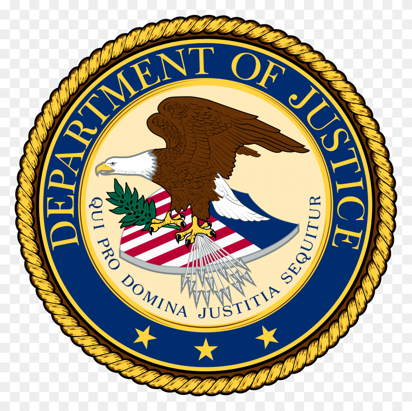 2000x2000 Seal Of The United States Department Of Justice - Fbi PNG