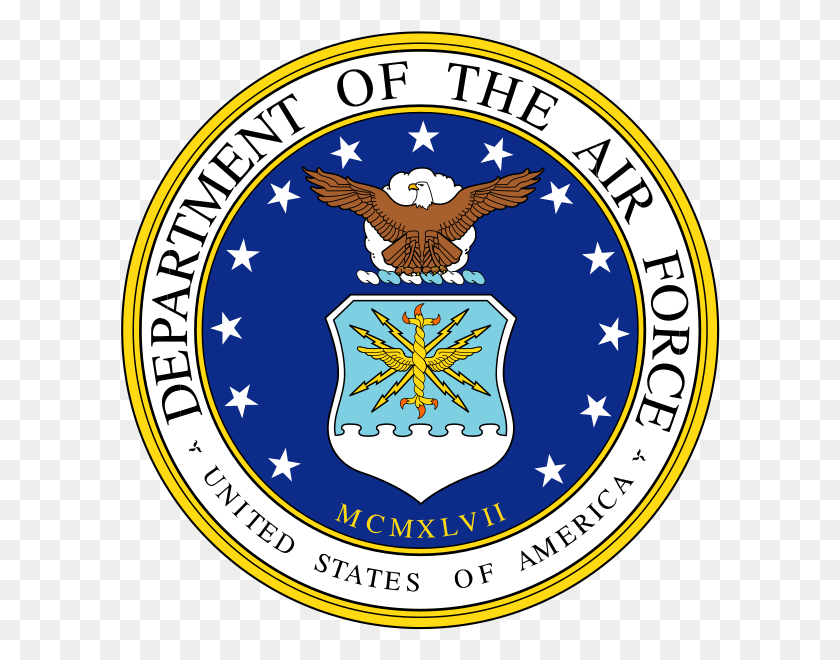 600x600 Sello Del Departamento De La Fuerza Aérea De Los Estados Unidos - La Fuerza Aérea De Imágenes Prediseñadas