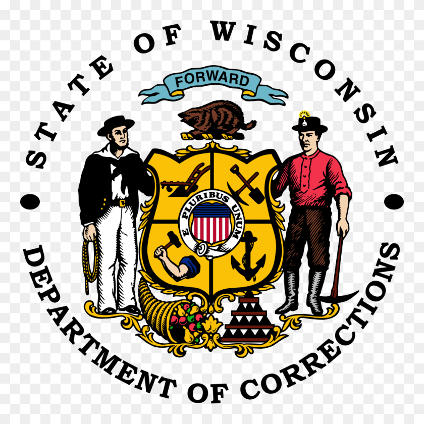 1024x1024 Sello Del Departamento De Correcciones De Wisconsin - Clipart Del Estado De Wisconsin