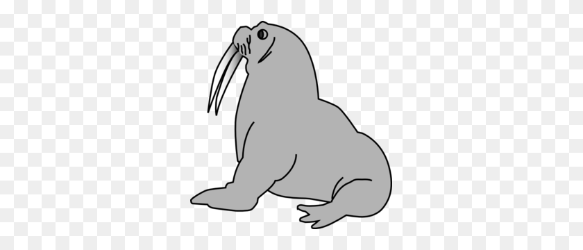 291x300 Seal With Tusks Png, Clip Art For Web - Clipart California