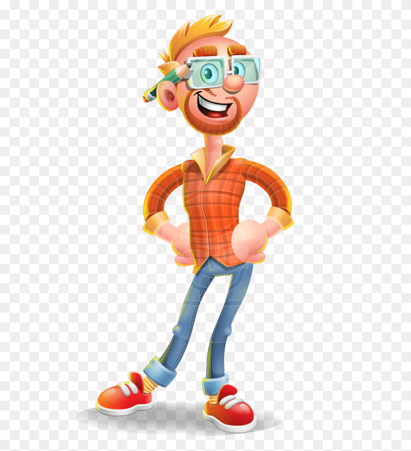 957x1060 Sean Ginger Vector Cartoon Character Graphicmama - Ginger PNG