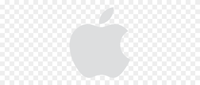 256x300 Search Apple Logo Vectors Free Download - White Apple Logo PNG