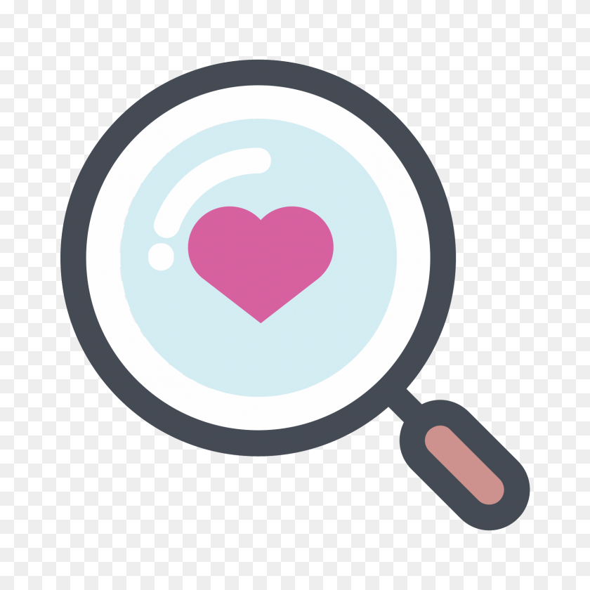 1600x1600 Search For Love Icon - PNG Image Search