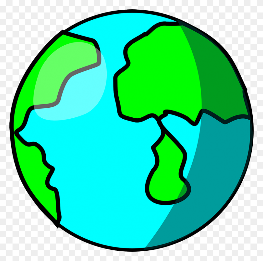 800x796 Season Clipart Earth - Earth Globe Clipart
