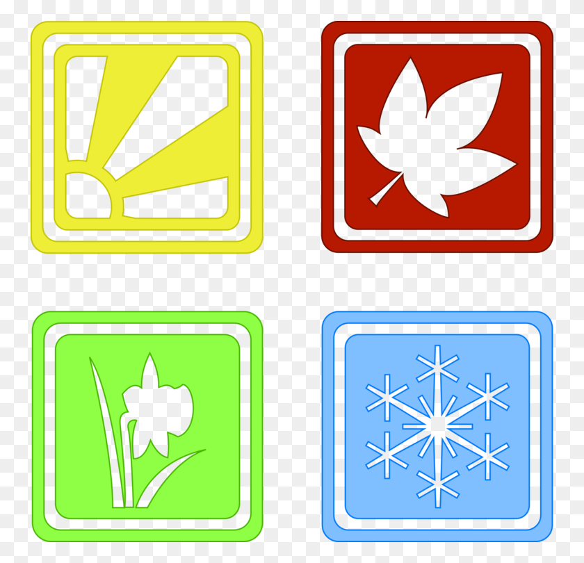 752x750 Season Computer Icons Download Spring - Seasons Clipart Black And White