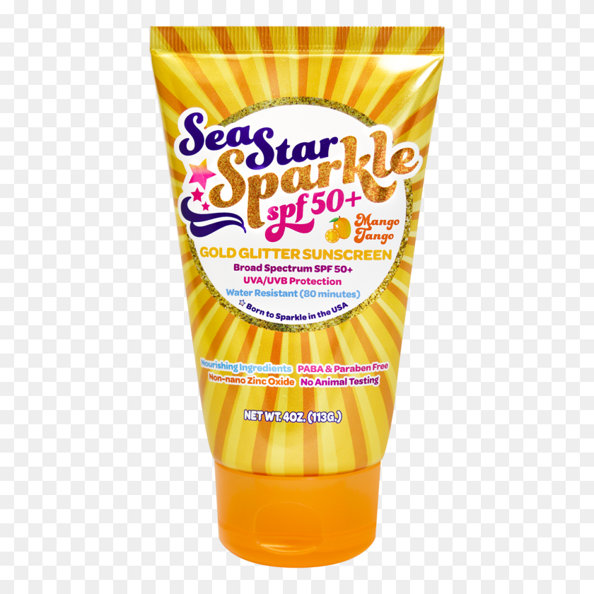 1280x1280 Seastar Sparkle Mango Tango With Gold Glitter Presence - Gold Sparkle PNG