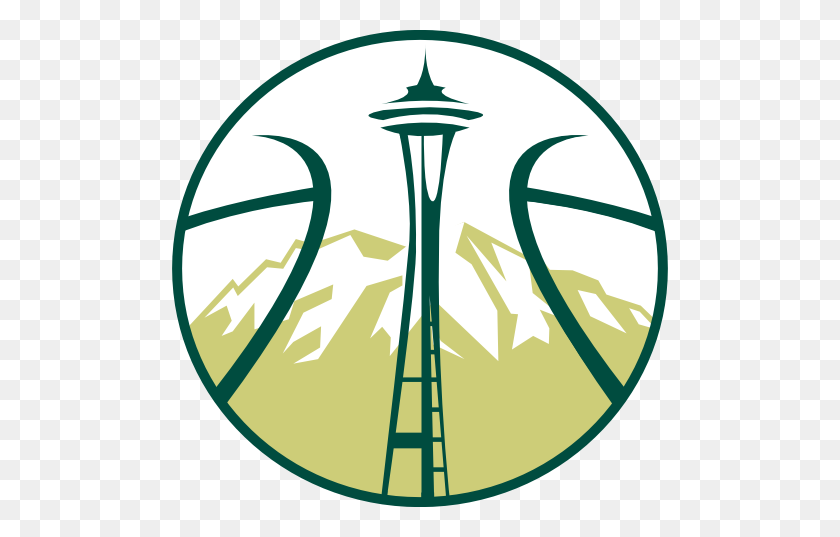 496x477 Seattle Basketball Logo - Basketball Logo PNG