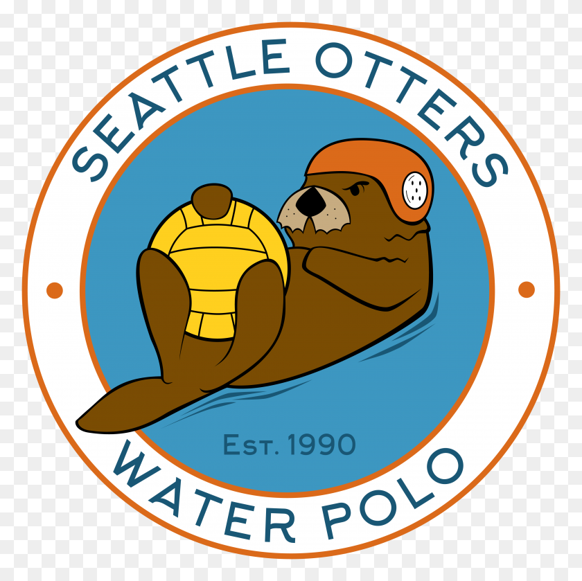 4200x4200 Seattle Otters Water Polo - Otter PNG