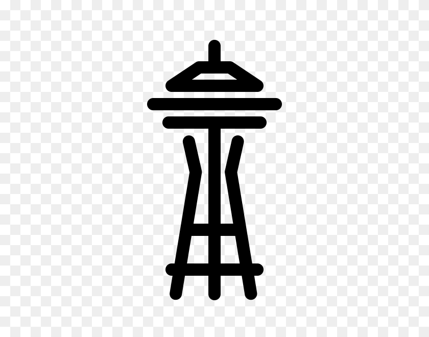 600x600 Seattle Rubber Stamps Stampmore - Seattle Space Needle Clipart