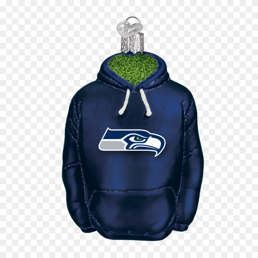 Seattle Seahawks Beanie Ornament Old World Christmas - Seahawks PNG