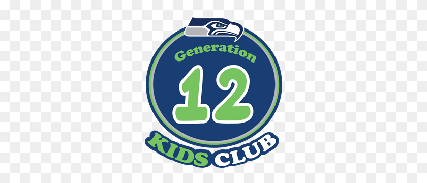 270x300 Seattle Seahawks Generation Kids Club Logotipo De Vector - Seattle Seahawks Logotipo Png