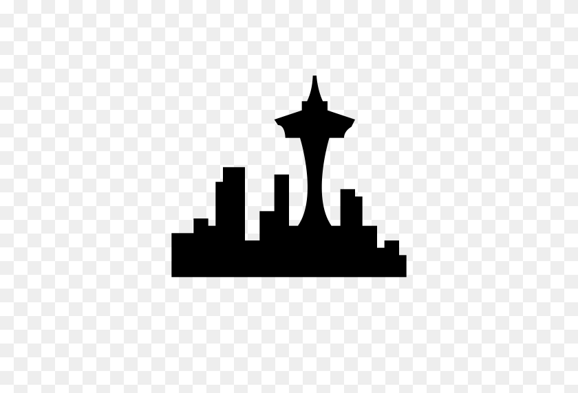 512x512 Seattle Seattle Icon With Png And Vector Format For Free Unlimited - Seattle Skyline Clipart