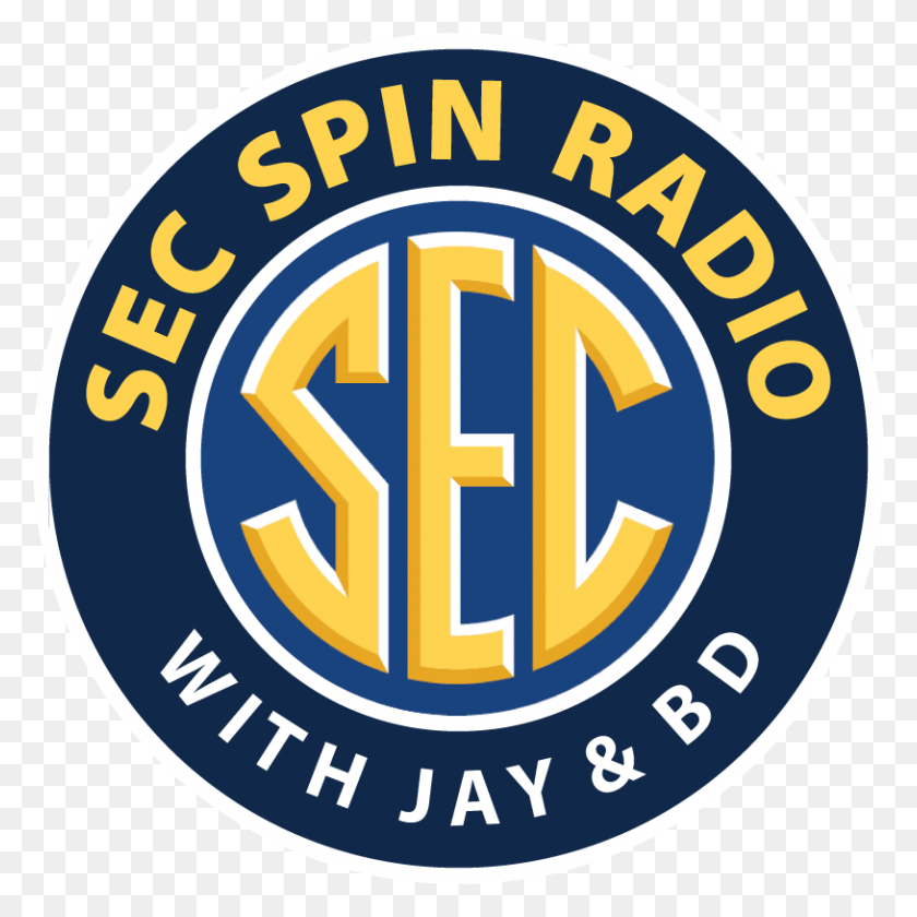 814x814 Sec Spin Radio С Джеем И Би-Д.д., Кружащимися Вокруг Юго-Востока - Логотип Джорджии Бульдогс Png