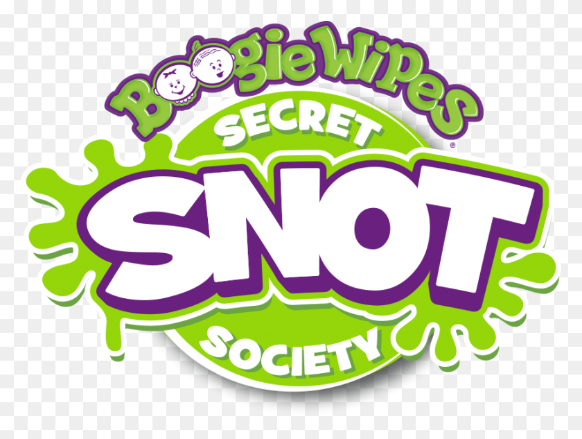 852x626 Secret Snot Society - Toallitas Clipart