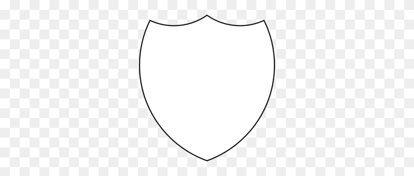 276x298 Security Badge Outline - Security Badge Clipart