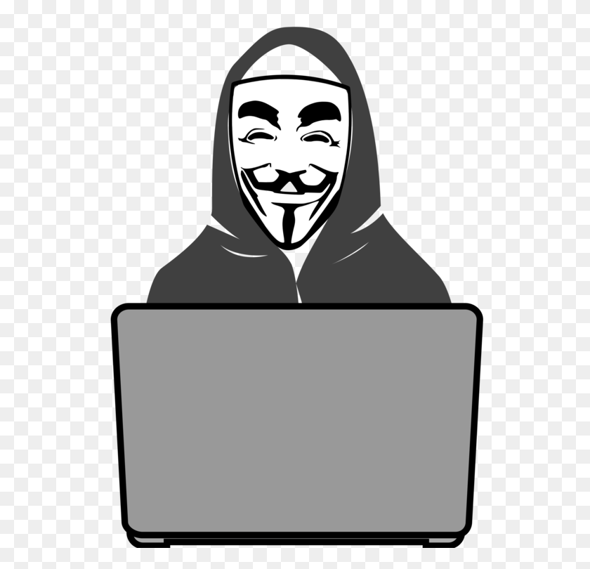 643x750 Security Hacker Computer Security Anonymous Computer Icons Free - No Electronic Devices Clipart