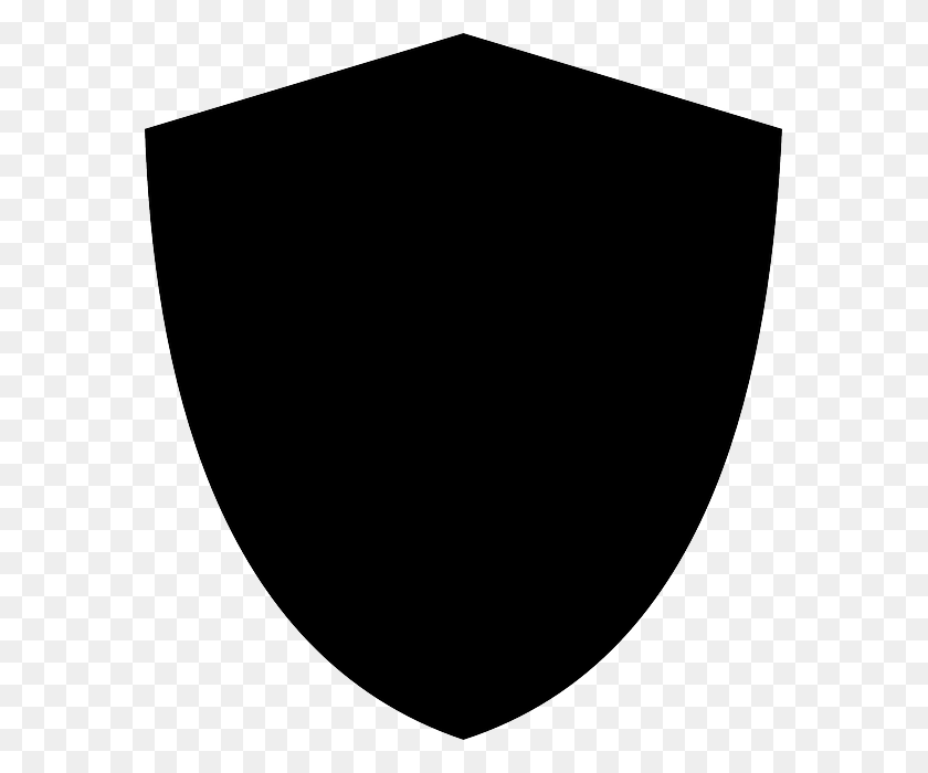 577x640 Security Shield Clipart Badge Shape - Cop Badge Clipart