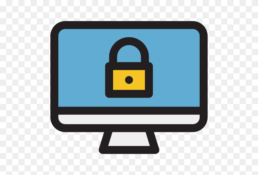 512x512 Security, Technology, Cctv, Security Camera, Surveillance Icon - Locked Door Clipart