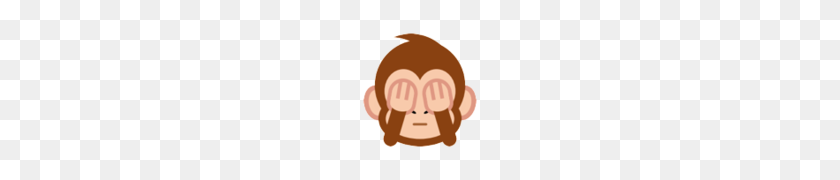 120x120 See No Evil Monkey Emoji - Monkey Emoji PNG