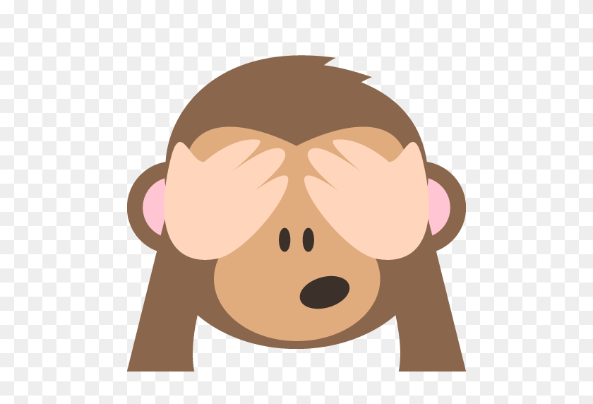 512x512 See No Evil Monkey Emoji Vector Icon Free Download Vector Logos - See Clipart