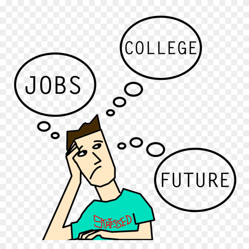 Seeing Your Future Stress, Careers, And College The Trinity Voice - Stressed Out Student Clipart
