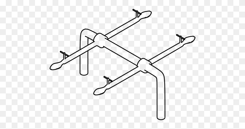 500x382 Seesaw Vector Illustration - Seesaw Clipart