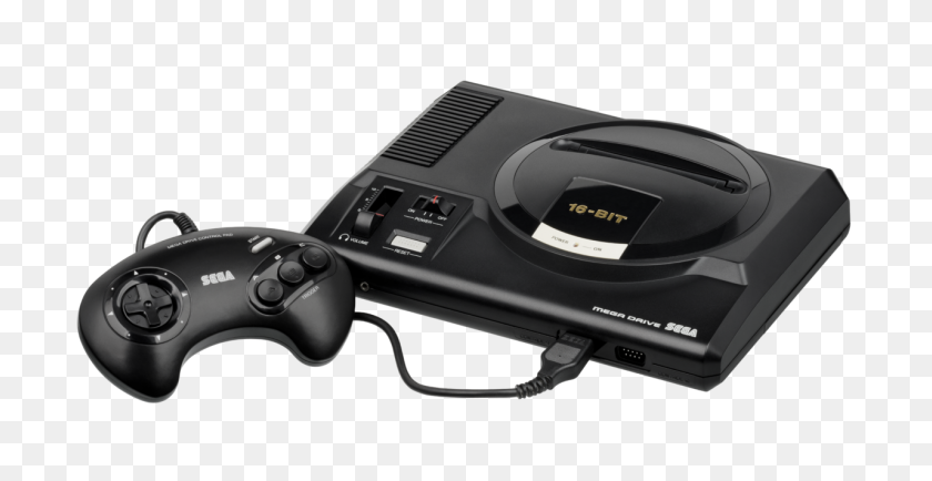 1280x614 Sega Mega Drive Eu Wcontroller Fl - Sega Genesis PNG