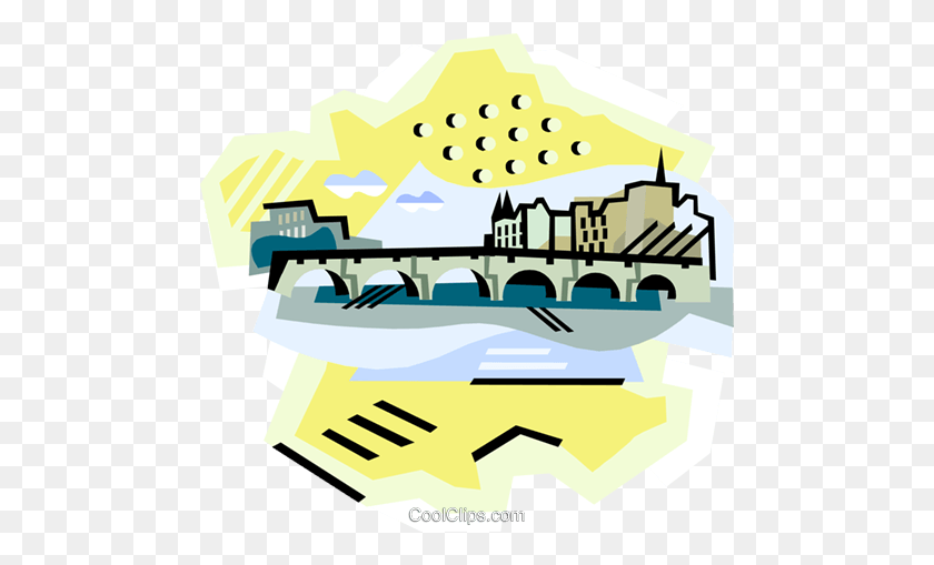 480x449 Seine River - River Clipart Free