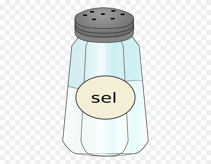 342x595 Sel, Salt Shaker Clip Art - Salt Clipart