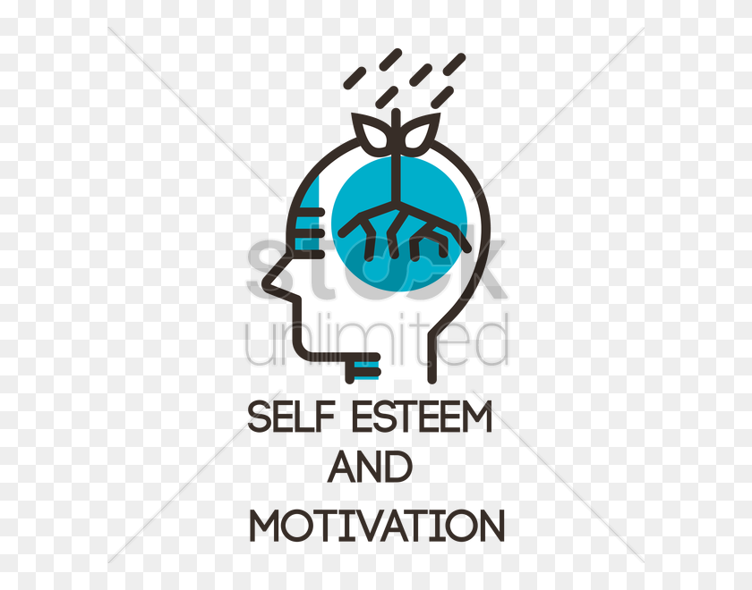 600x600 Self Esteem And Motivation Icon Vector Image - Self Confidence Clipart