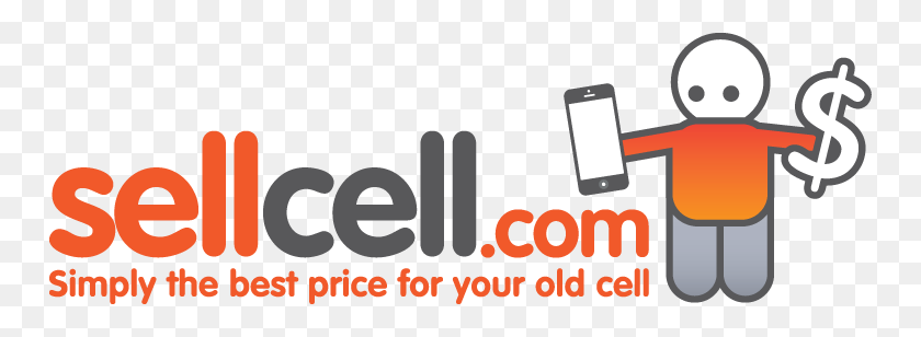 750x248 Sell My Cell Phone Sell My Iphone - Cell Phone Logo PNG
