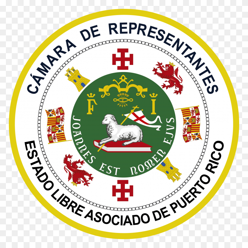 2928x2929 Sello Oficial De La De Representantes De Puerto Rico - Camara PNG